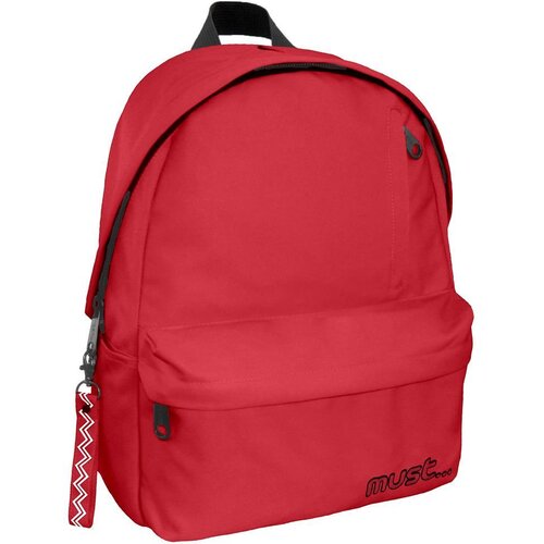 Must Must: Zaobljena crvena &scaron;kolska torba s četiri odjeljka, ruksak 32x17x42cm Cijene