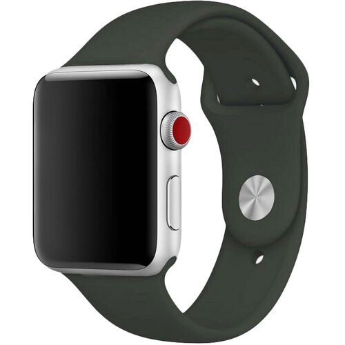  apple watch silicone strap dark green s/m 42/44/45mm kaiš za sat Cene
