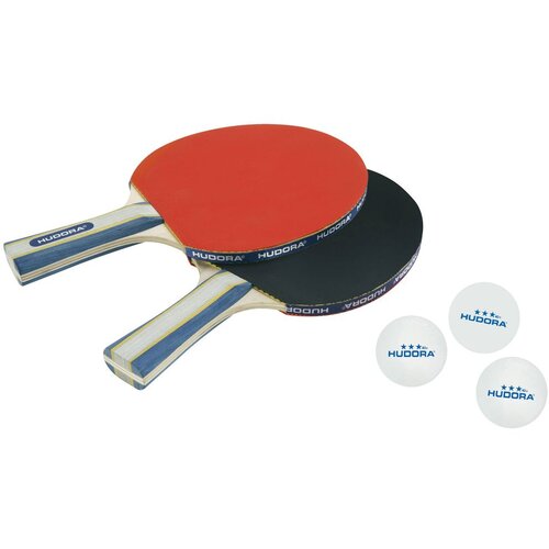 Hudora set loparjev za namizni tenis contest 2.0, z žogicami Slike