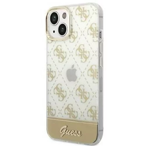 Guess ovitek Glitter Logo Iphone 14 Plus Gold GUHCP14MHG4MHG