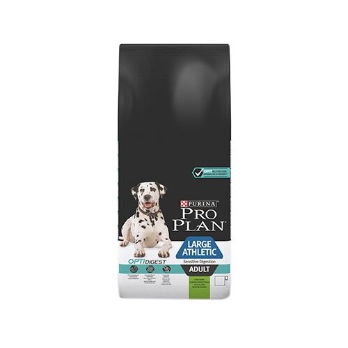 Purina Large Adult Athletic jagnjetina &amp;amp; riž OPTIDIGEST - 14 kg Slike