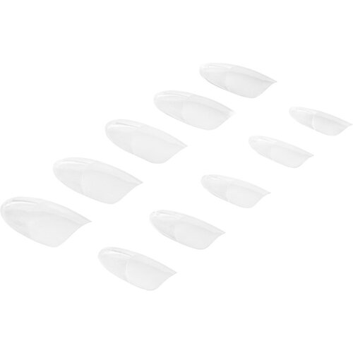 NeoNail Flexi Tips Invisible Umjetni nokti tip 01 Clear Oval 300 kom Slike