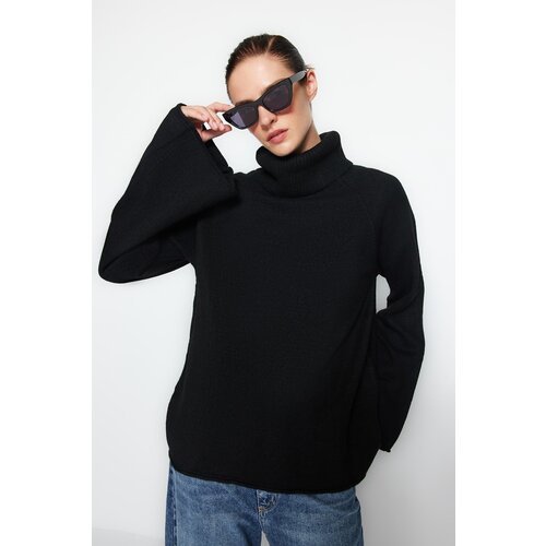 Trendyol Sweater - Black - Oversize Slike