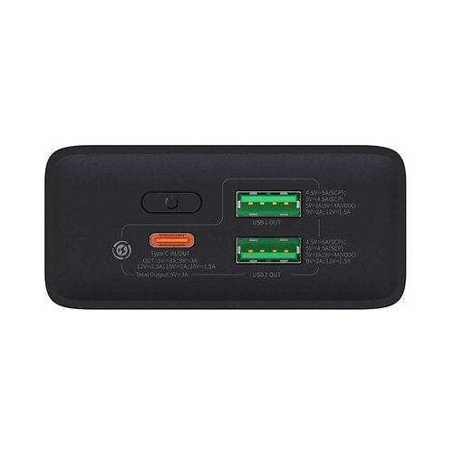 Baseus Adaman 2 Powerbank, 20000mAh, 30W, 3xUSB, USB-C, črna Slike