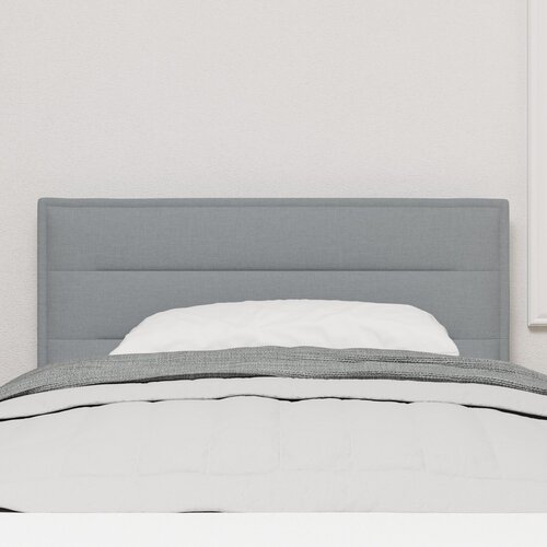 VidaXL Naslon za glavu Svjetlosivi Tkanina 80 x 7 x 78 cm Slike