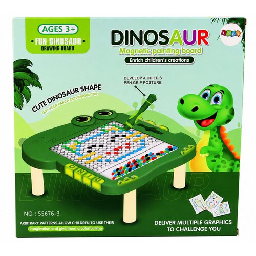  Edukativna magnetna ploča Dinosaur - zelena Slike