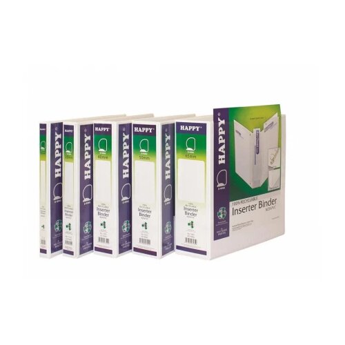 Klaser za prezentaciju r40mm, 4 prstena širina 55mm Premier O+CO bela Slike