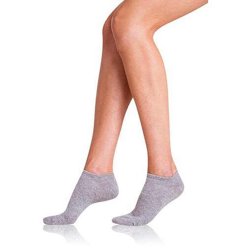 Bellinda COTTON IN-SHOE SOCKS 2x - Women's Short Socks 2 Pairs - Grey Cene