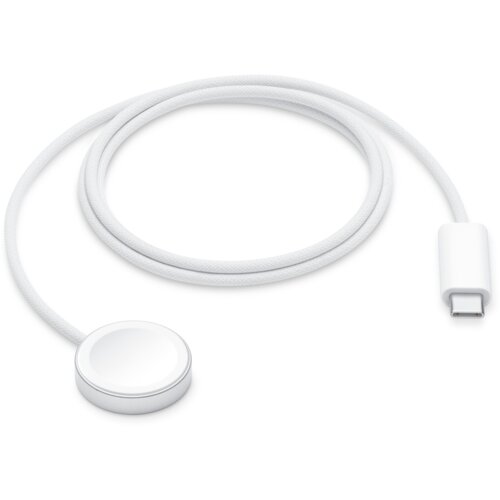Apple originalni polnilec za pametno uro Watch series 1 - 10, watch SE, Watch Ultra - bel pleten (Bulk) Slike