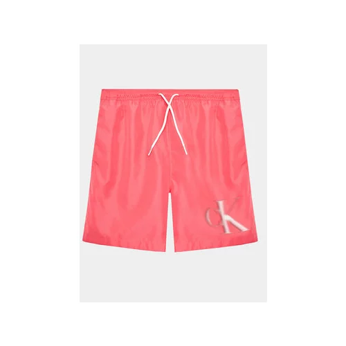 Calvin Klein Swimwear Kopalne hlače KV0KV00028 Roza Regular Fit