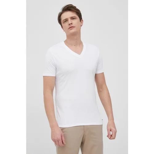 Michael Kors Bombažna kratka majica bela barva