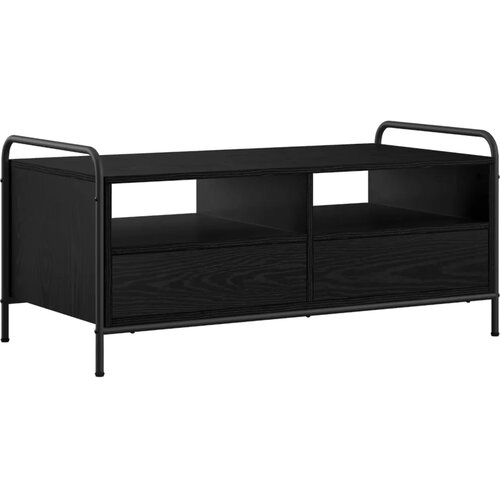 Stolić za kavu Crni hrast 99 5 x 49 x 46 cm Konstruirano drvo - Crni hrast Slike