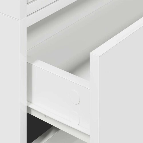VidaXL Ormari s 2 ladice 2 kom bijeli 60x31x40 cm konstruirano drvo Slike