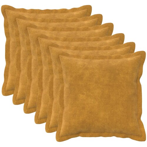  Presvlaka za jastuk 6 pcs HOUTEN Žuta 45 x 45 cm Cene