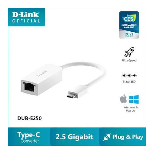 D-link Adapter USB-C 2.5G DUB-E250 Cene