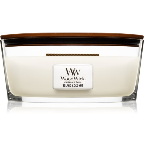 WoodWick Island Coconut mirisna svijeća s drvenim fitiljem (hearthwick) 453 g Cijene