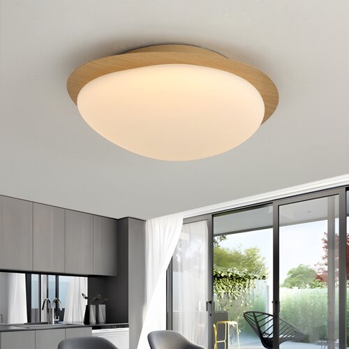  Brilagi - LED plafonsko svetlo VISBY WOOD LED/18W/230V prečnik 38 cm braon Slike
