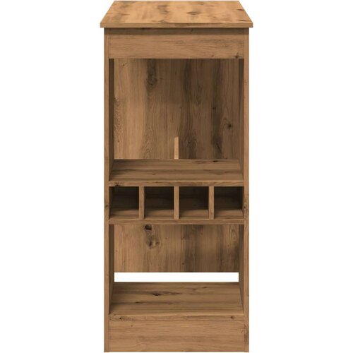 VidaXL barski stol s držačima boja hrasta 90x47,5x103,5 cm drveni Slike