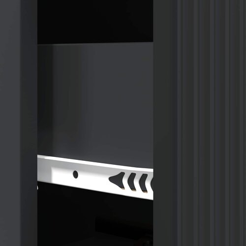  Ormar s ladicama Crna 33 x 34,5 x 90 cm Konstruirano drvo Slike