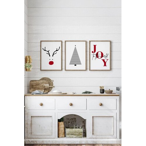Wallity Uokvirena slika Nwyearmdl15, 33x48 cm, 3 dijela Cene