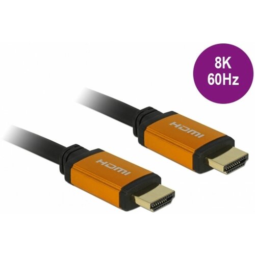 Delock hdmi kabel z mrežno povezavo 1m črn high speed ultra hd 8K 85727 Cene