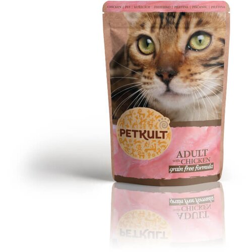 Petkult Cat Adult - pi&amp;scaron;čanec - 100 g 100 g Slike
