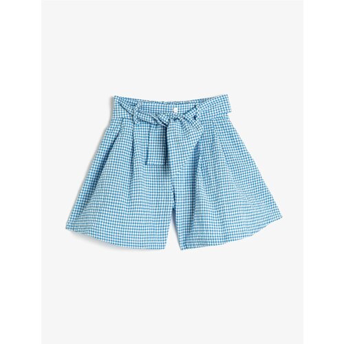 Koton Shorts - Blue - High Waist Slike