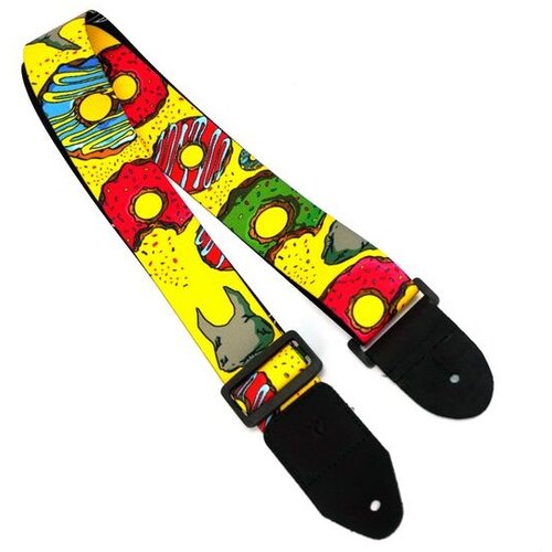 Wakertone Kai&scaron; za gitaru sa kožnim krajevima GS2 Guitar Strap Donut Cene