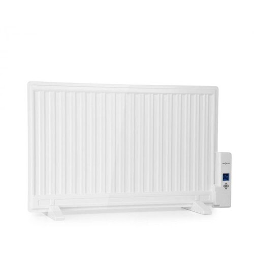 OneConcept wallander, oljni radiator, 800 w, termostat, ogrevanje na olje, ploska izvedba, bela Cene