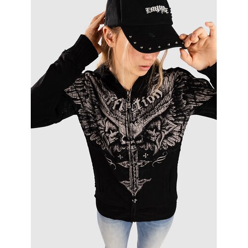 Affliction Death Eyes Zip Hoodie black Cijene