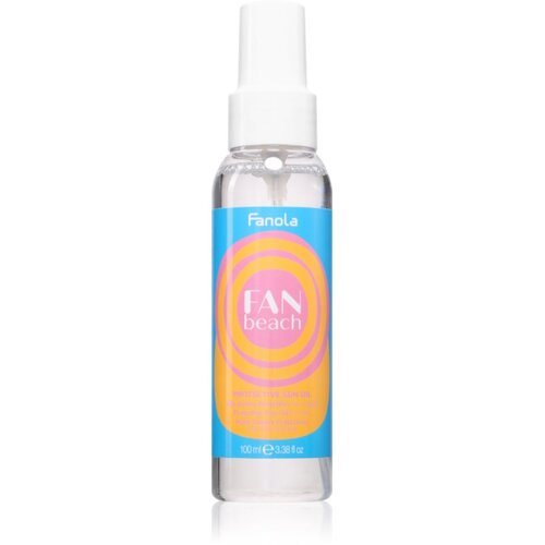 Fanola FAN Beach Sun Oil za&scaron;čitno pr&scaron;ilo za lase proti sončnemu sevanju 100 ml Cene