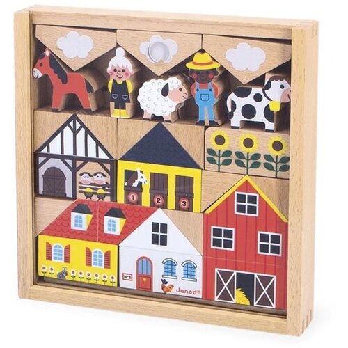 Janod CROSSROADS - Set kocki Farma Cene