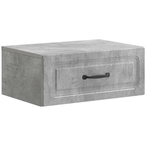  Noćni ormarić za montažu na zid Betonska siva 49 x 34 5 x 20 cm - Betonska siva 1 Cijene