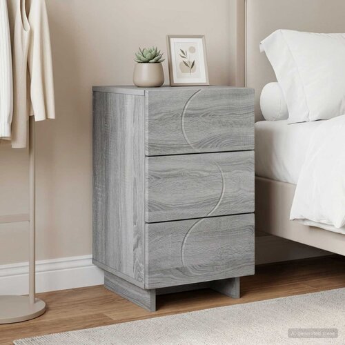  Noćni ormar Siva Sonoma 33,5 x 34,5 x 60 cm Konstruirano drvo Cijene
