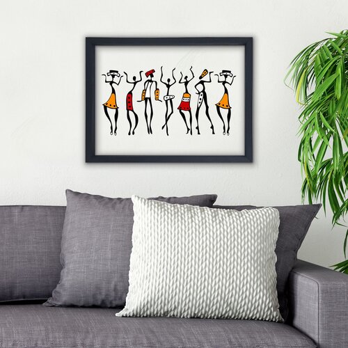Wallity CAM195835664 multicolor decorative framed painting Cene