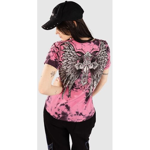 Affliction Jovial T-shirt crystal wash Cene