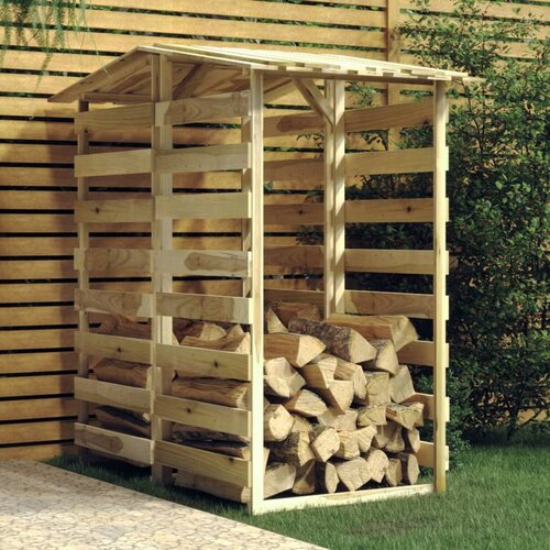 VidaXL Pergola s streho 2 kosa 100x90x200 cm impregnirana borovina Slike