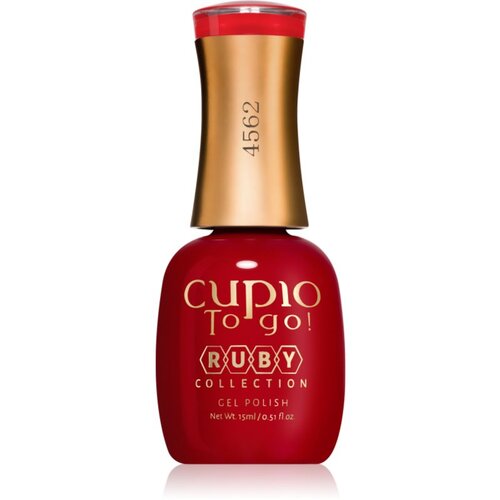 Cupio To Go! Ruby gel lak za nohte z uporabo UV/LED lučke odtenek Hot Red 15 ml Cene
