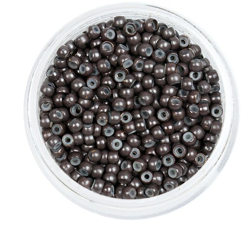 INF Mikro obročki z nano silikonsko oblogo za podalj&amp;scaron;evanje las DarkBrown, (21757106) Slike