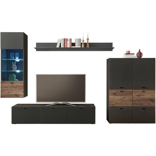 CARRYHOME dnevni regal, rjava, siva Cene