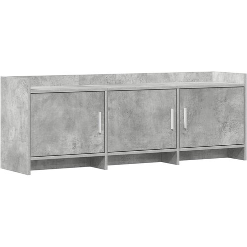 VidaXL TV omarica 130 x 33 x 47 cm Betonsko siva Inženirski les, (5000247728) Slike