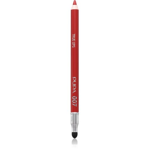 Pupa True Lips črtalo za ustnice odtenek 007 Shocking Red 1.2 g Slike