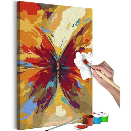  Slika za samostalno slikanje - Multicolored Butterfly 40x60 Cijene