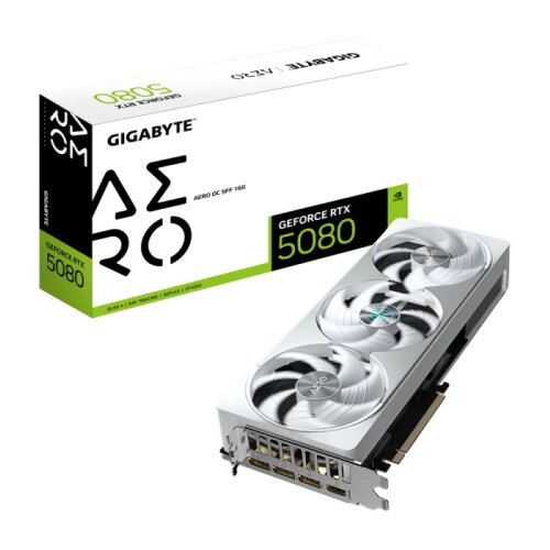 Gigabyte Grafična kartica GeForce RTX 5080 AERO OC 16G, 16GB GDDR7, PCI-E 5.0 Cene