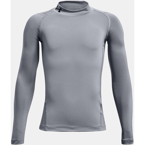 Under Armour T-Shirt UA HG Armour Mock LS-GRY - Boys Slike
