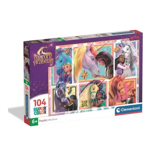 Clementoni puzzle 104 unicorn academy -3- 2025 ( CL25094 ) Cene