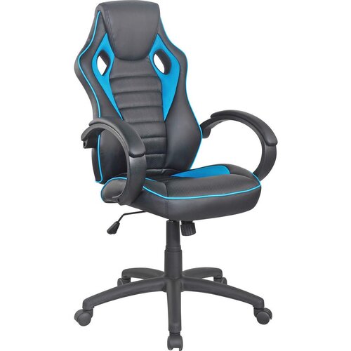 Möbelix Pisarniški Stol Speedy, Črna, Modra, Videz Usnja Cene