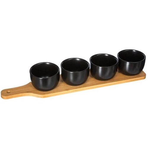 Secret de Gourmet Set činija za posluženje sa bambus postoljem x4 (145763) Slike