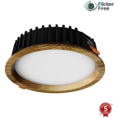  APLED - Ugradna LED RONDO WOODLINE LED/6W/230V 4000K prečnik 15 cm masivni jasen Cene