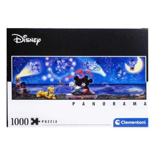 Clementoni Puzzle Disney Mickey &amp;amp; Minnie Love Panorama 1000 pcs 59169 Slike